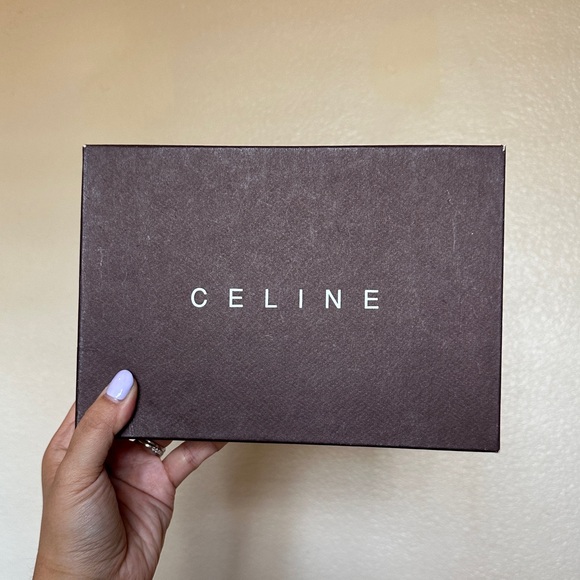 Celine Triomphe Canvas Wallet in Pink - Picture 16 of 16